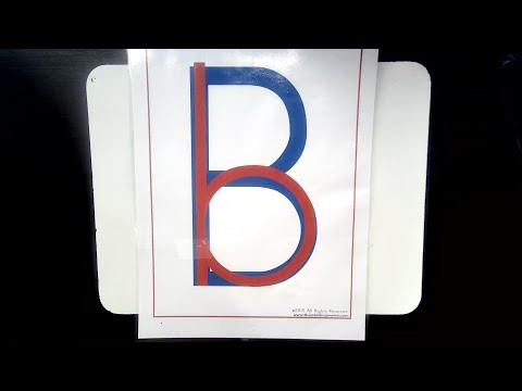 How to tell b and d apart