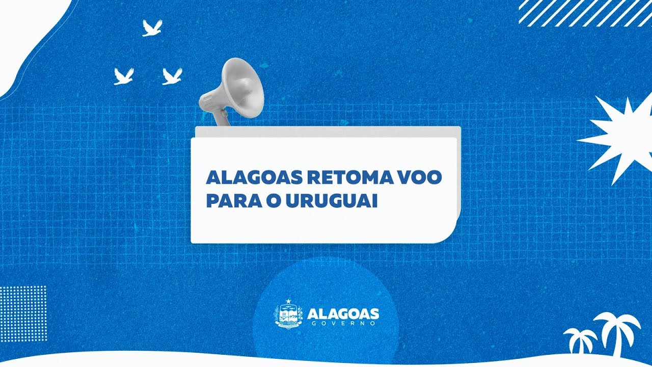 Alagoas retoma voo para o Uruguai!