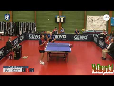 Table Tennis French Pro B 2018/19 - Leo De Nordest Vs Marcos Madrid -