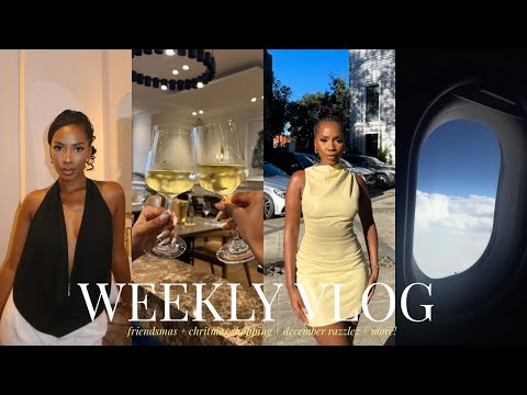VLOG: 2025, IT'S BEEN REAL 👋🏾  FRIENDSMAS, BAD NEWS, XMAS SHOPPING, DECEMBER RAZZLES + MORE!