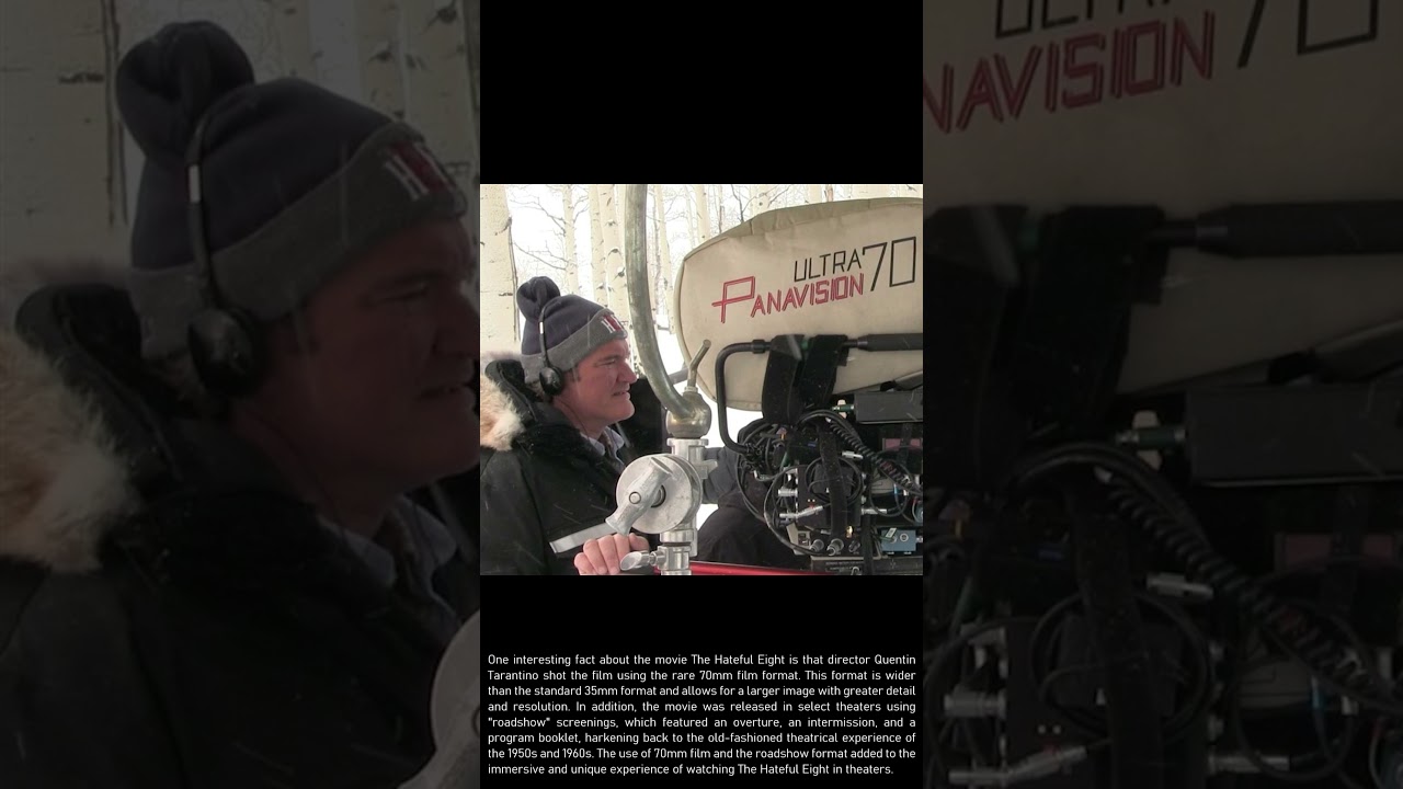Hateful Eight rare 70mm film format