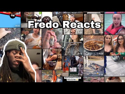 Try not to laugh challenge | Fredo on TV reactions