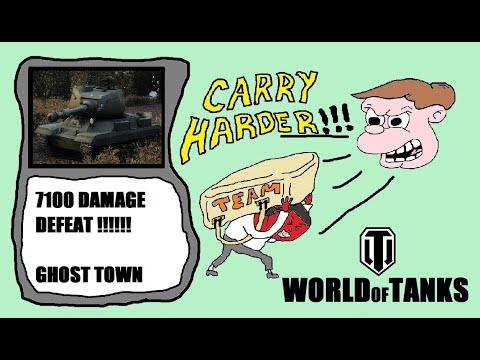 Carry Harder !!!! St-I 7100 Damage Defeat [World of Tanks PS4]