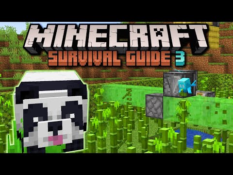 EPIC Minecraft Survival Guide S3 Tutorial - Pandas & Automatic Bamboo!