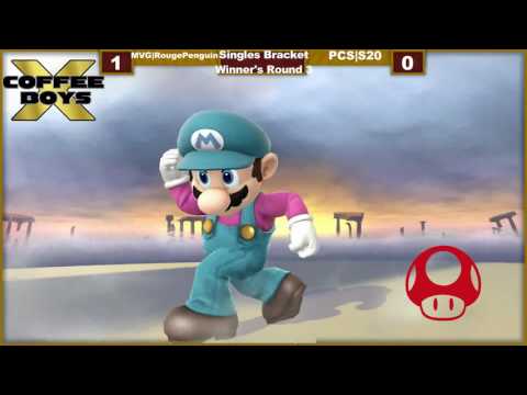 Coffee Boys 10: MVG|RougePenguin (Mario) vs. PSC|S20 (Cloud) - Smash U Singles: Winner's Round 3