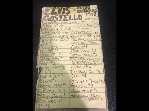 Elvis Costello 20/20 Raw footage Live in Royal Oak & Boston 1978