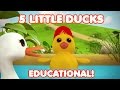 5 Little Ducks Five Little Ducks Nursery Rhymes Kids Songs