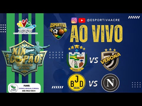 JORDÃO FC X VERONA JD | BORUSSIA X NAPOLI - Copão São Sebastião De Futsal 2026
