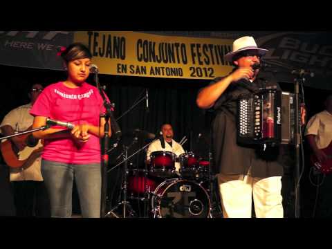 2012 Tejano Conjunto Festival Boni Mauricio and his daughter Alexia performing