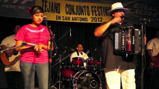 2012 Tejano Conjunto Festival Boni Mauricio and his daughter Alexia performing