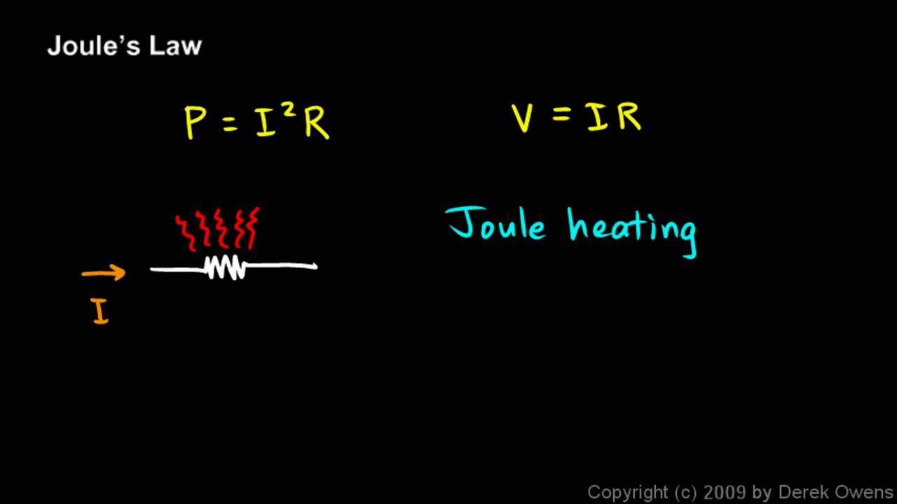 Physics 13.3.2a - Joule`s Law