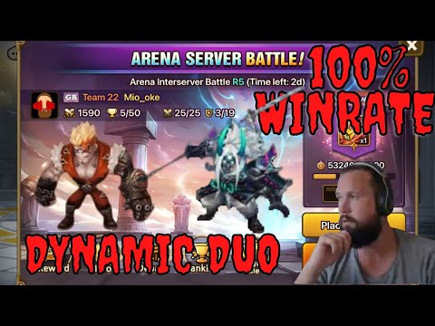 R5 server battle! Safe, Fast, Bruiser Auto - Summoners War