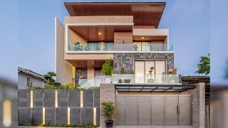Video Construction Results Rumah Modern 3 Lantai Bapak BBG di  Jakarta