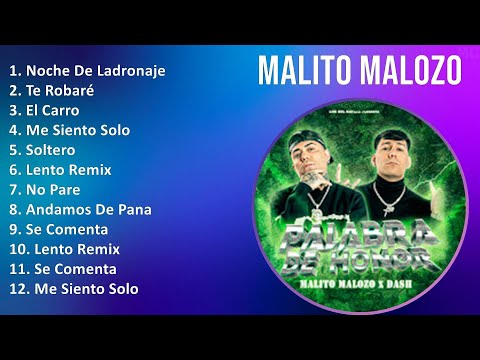 Malito Malozo 2024 MIX Nuevas Canciones - Noche De Ladronaje, Te Robaré, El Carro, Me Siento Solo
