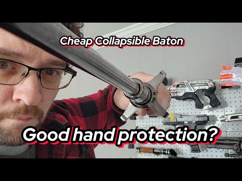 TikTok Collapsible Baton. Is it good hand protection?