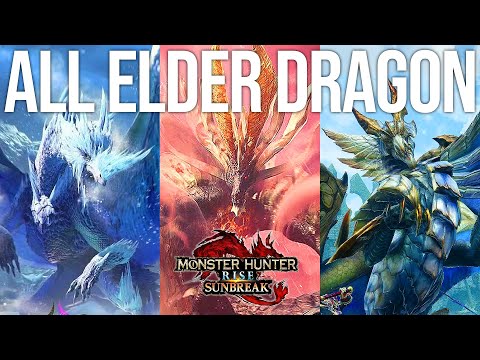 Monster Hunter Rise Sunbreak - All Elder Dragon Cinematic Intro Cutscene (Complete)