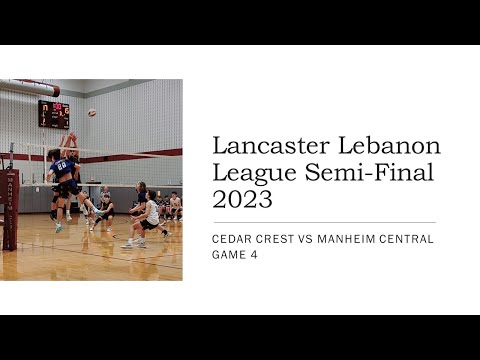 G4 Cedar Crest vs Manheim Central V-Ball 🏐 SEMIFINALS.
