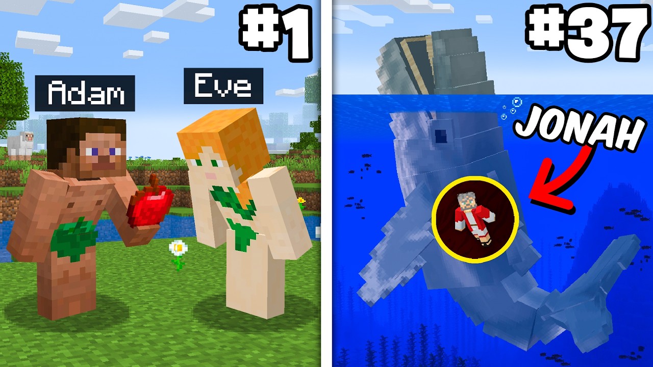 Minecraft, But You Choose Your Bible Story…