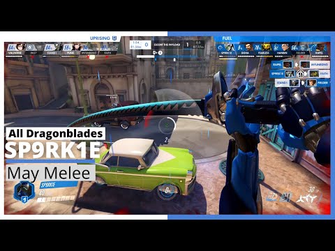 SP9RK1E GENJI - All the Dragonblades in May Melee | OWL Season 2021 Highlights