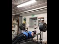 160kg dead bench press with close grip 1 reps for 10 sets