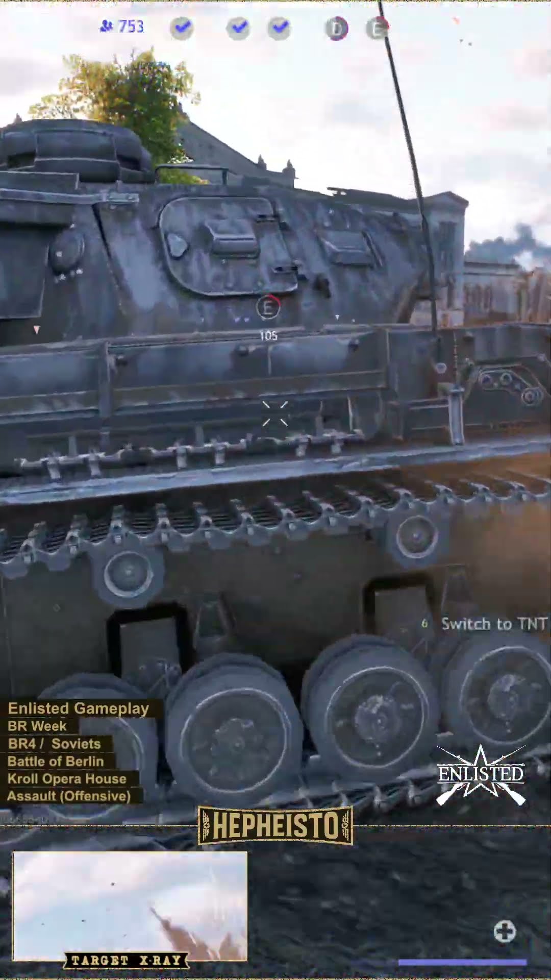 Paratrooper eliminates Panzer IV E with TNT Charge