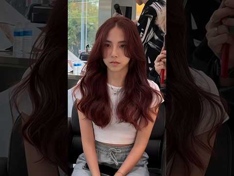 hairstyle red colour