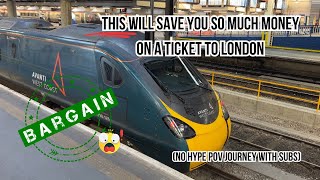 Cheapest train ticket to London on the FAST train - Avanti Superfare