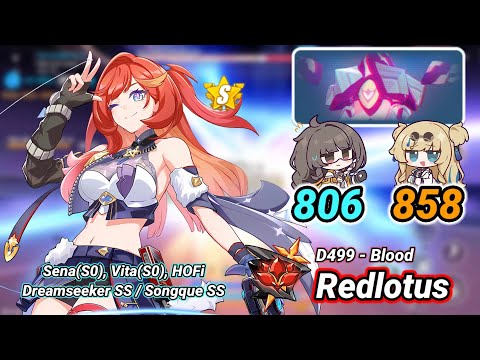 Redlotus D499: Stardust Mobs (Blood) 806~858 Pts - Sena(S0), Vita(S0), HOFi, Dreamseeker/ Songque SS