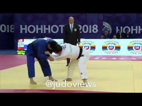 Ganbat Boldbaatar with a KATA OTOSHI at Hohhot Grand Prix 2018.