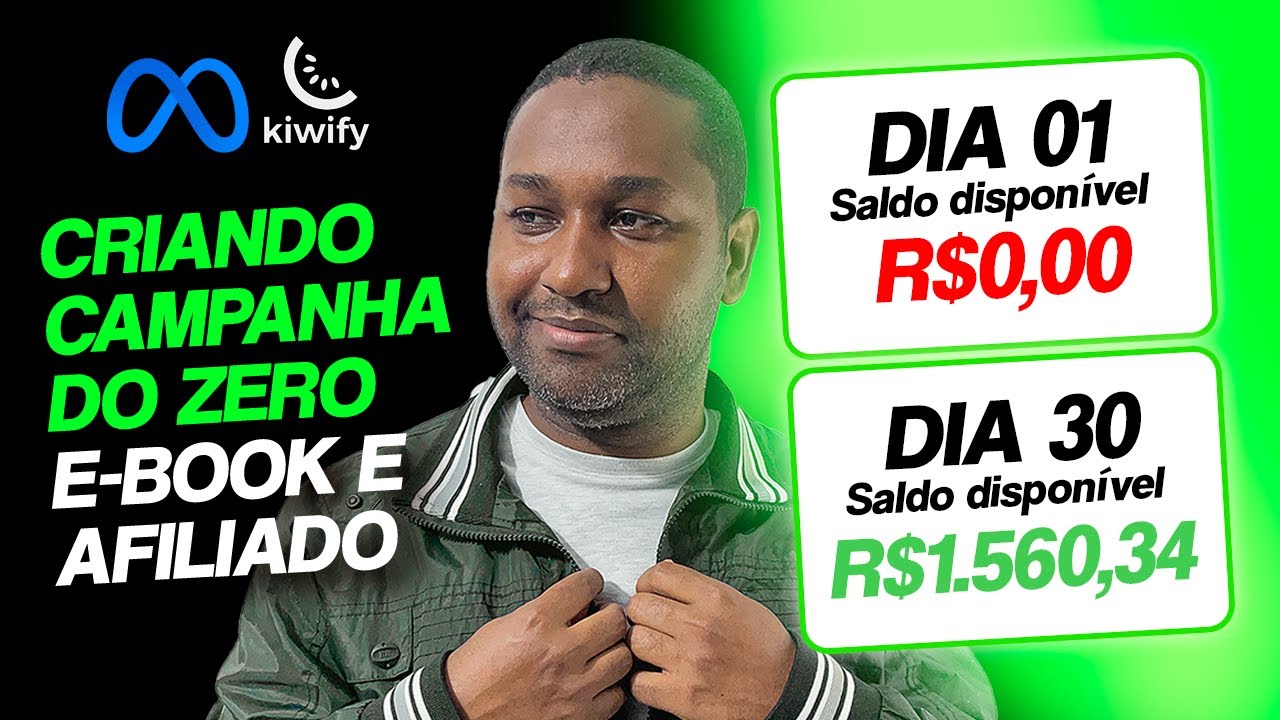 Do R$0 a R$1.560,34 em 30 dias na Kiwify - CRIANDO CAMPANHA DO ZERO
