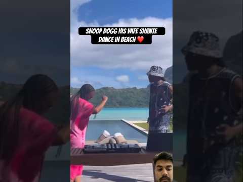 Snoop dogg his Wife Shante Dance in Beach ❤️ #love #music #snoopdogg #shaaanxo #cyhsy #harrisj