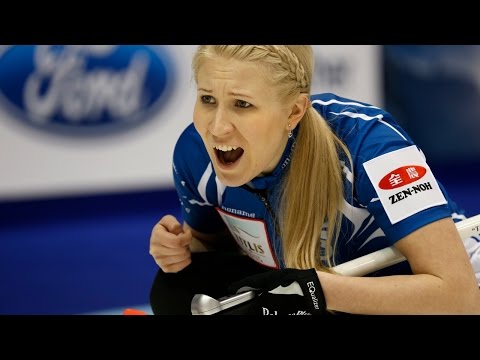 CURLING: FIN-AUT WCF World Mixed Doubles Chp 2016 - Group B - HIGHLIGHTS