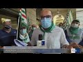 La manifestazione di Cgil Cisl Uil a Novara nel servizio del Tg3 Piemonte
