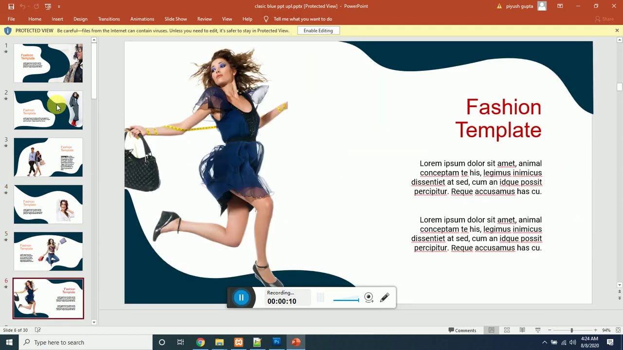 🔥 Fashion Design Business PPT | Professional Fashion Industry Presentation