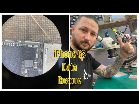 BASIC REPAIRS - iPHONE 6S WITH NO POWER AND NO BOOT AFTER WATERDAMAGE - DATARESCUE JOB - ICC PRO
