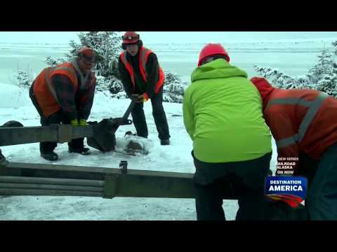 Railroad Crew Uses Howitzer CANNON to Trigger Huge Avalanche - Railroad Alaska