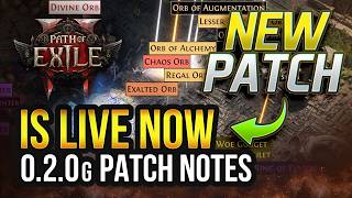 POE 2 Patch 0.2.0g Is LIVE - What You NEED to Know