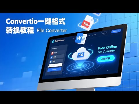 【2025最新】Convertio在线一键文件格式转换教程🔥可实现各类文档/图片/音频/视频格式互转 神级超级转换器 | Convert Any File Format Online Free