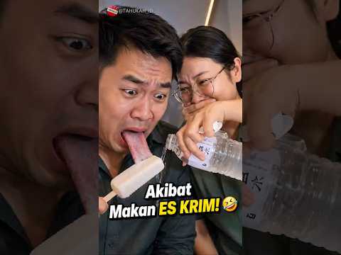 Kayak Baru Pertama Kali Makan Es Krim! 🤣 #videoviral