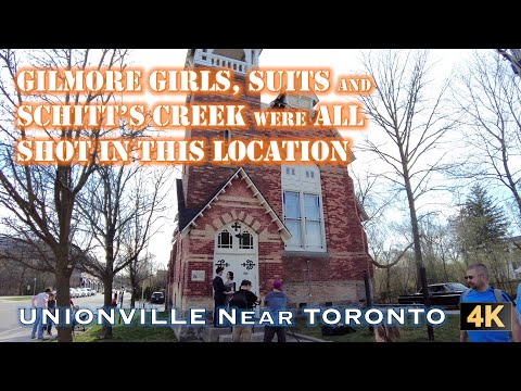 4K UNIONVILLE - Gilmore Girls, Suits and Schitt's Creek were shot in this tiny village near TORONTO!