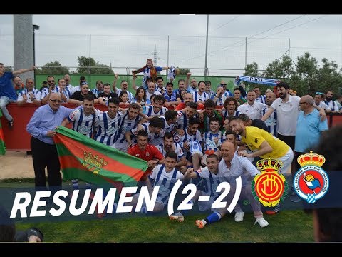 Resumen RCD Mallorca B - R.S. Gimnástica (2-2) [3-6]. ¡Somos de Segunda B!