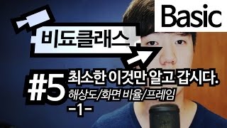 영상 제작 기초 강좌 - 최소한 이것만 알고 갑시다. -1- 해상도, 화면 비율, 프레임 #5