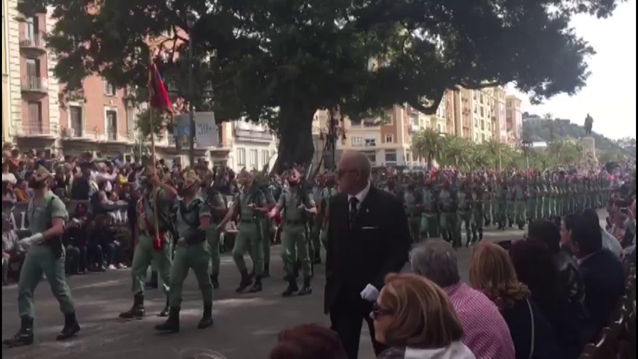 El desembarco de la Legión extranjera en Málaga