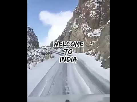 Nile Gagan ke tale dharti ka pyar pale song Welcome to India waterfall nature kashmir