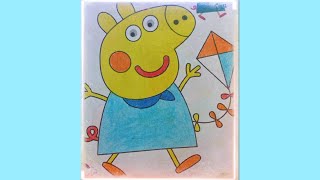 Heo peppa chơi thả diều