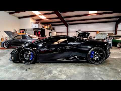 Speedworks Novitec suspension install on Lamborghini Huracan Evo