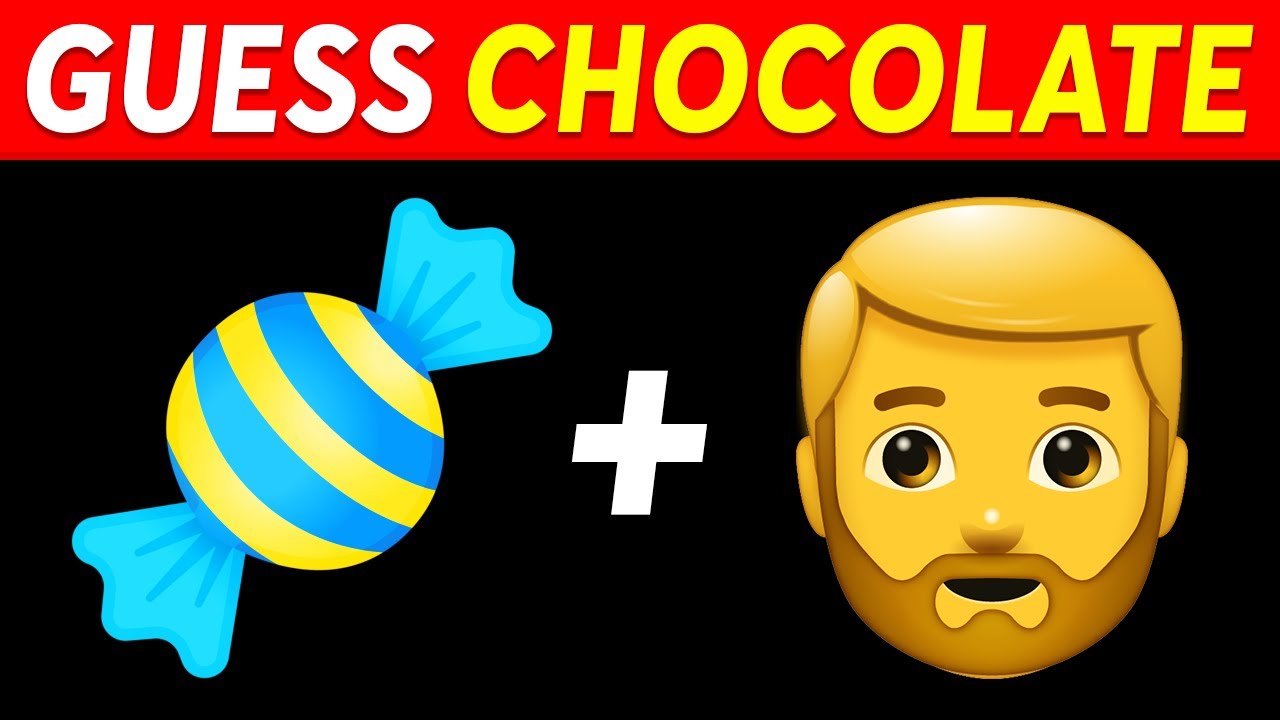 🍫 Guess The Chocolate By Emoji 🍫 | Emoji Quiz