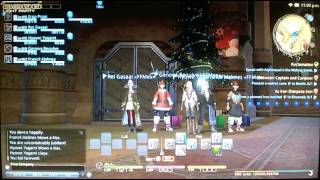 Final Fantasy XIV ARR "Feliz navidad y prospero año nuevo les decean" the cristal alchemis  FFMEx