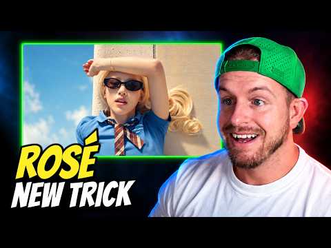 NEW ROS&Eacute;!! First Reaction to ROS&Eacute; - new trick (OFFICIAL MUSIC VIDEO)