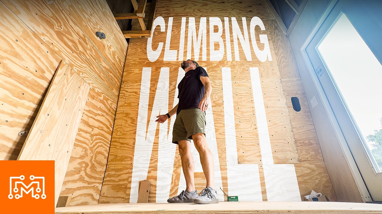 Building the Indoor Climbing Wall That I’ve Always Wanted